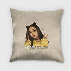 Подушка квадратная Ariana Grande Ариана Гранде, цвет: 3D-принт