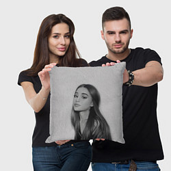 Подушка квадратная Ariana Grande Ариана Гранде, цвет: 3D-принт — фото 2