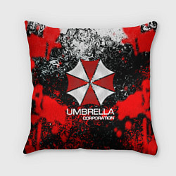 Подушка квадратная UMBRELLA CORP, цвет: 3D-принт