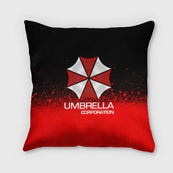 Подушка квадратная UMBRELLA CORP, цвет: 3D-принт