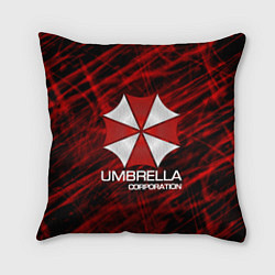 Подушка квадратная UMBRELLA CORP, цвет: 3D-принт