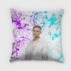 Подушка квадратная Егор Крид, цвет: 3D-принт