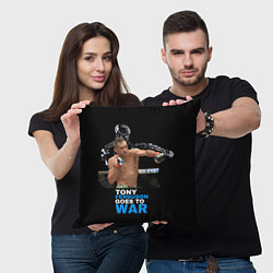 Подушка квадратная Tony Ferguson, цвет: 3D-принт — фото 2