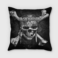 Подушка квадратная Iron Maiden, цвет: 3D-принт