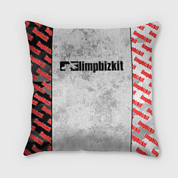 Подушка квадратная LIMP BIZKIT, цвет: 3D-принт
