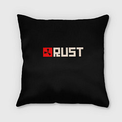 Подушка квадратная RUST, цвет: 3D-принт