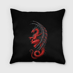Подушка квадратная Red Dragon, цвет: 3D-принт