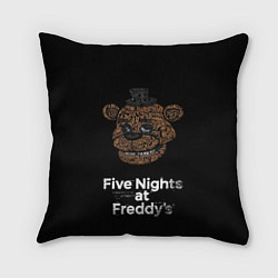 Подушка квадратная FIVE NIGHTS AT FREDDYS, цвет: 3D-принт