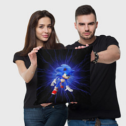 Подушка квадратная SONIC, цвет: 3D-принт — фото 2