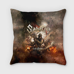 Подушка квадратная Sabaton, цвет: 3D-принт