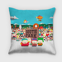 Подушка квадратная South Park, цвет: 3D-принт