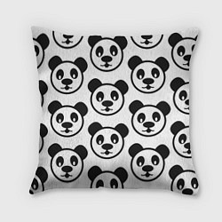 Подушка квадратная Panda, цвет: 3D-принт