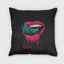Подушка квадратная Falling in Reverse, цвет: 3D-принт