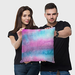 Подушка квадратная Краски, цвет: 3D-принт — фото 2