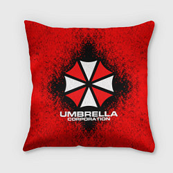 Подушка квадратная Umbrella Corporation, цвет: 3D-принт