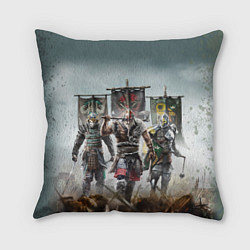 Подушка квадратная For Honor, цвет: 3D-принт