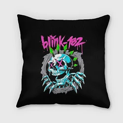 Подушка квадратная Blink-182 8, цвет: 3D-принт
