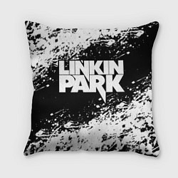 Подушка квадратная LINKIN PARK 5, цвет: 3D-принт