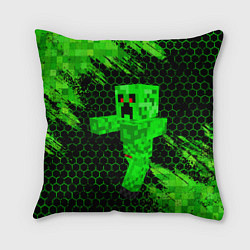 Подушка квадратная MINECRAFT CREEPER, цвет: 3D-принт