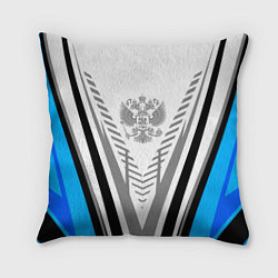 Подушка квадратная Россия, цвет: 3D-принт