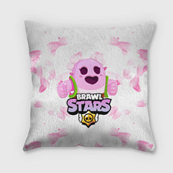 Подушка квадратная Sakura Spike Brawl Stars, цвет: 3D-принт