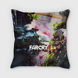 Подушка квадратная FARCRY4, цвет: 3D-принт