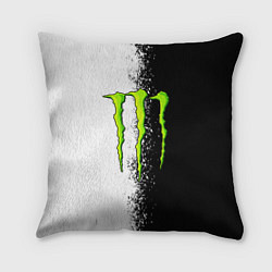 Подушка квадратная MONSTER ENERGY, цвет: 3D-принт