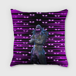 Подушка квадратная Fortnite Raven, цвет: 3D-принт