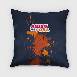 Подушка квадратная Ahiru no Sora, цвет: 3D-принт