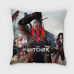 Подушка квадратная The Witcher, цвет: 3D-принт