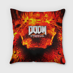 Подушка квадратная Doom Eternal, цвет: 3D-принт