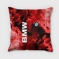 Подушка квадратная BMW FIRE, цвет: 3D-принт