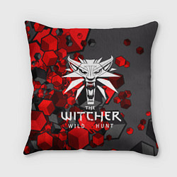 Подушка квадратная The Witcher, цвет: 3D-принт