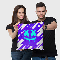 Подушка квадратная MARSHMELLO МАРШМЕЛЛОУ, цвет: 3D-принт — фото 2