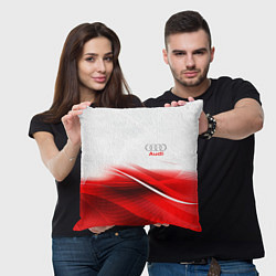 Подушка квадратная AUDI, цвет: 3D-принт — фото 2