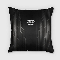 Подушка квадратная AUDI, цвет: 3D-принт