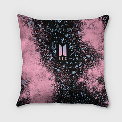 Подушка квадратная BTS, цвет: 3D-принт
