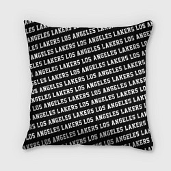 Подушка квадратная Лос-Анджелес Лейкерс, цвет: 3D-принт