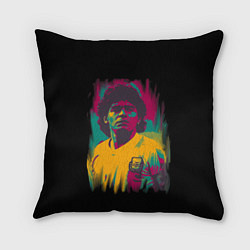 Подушка квадратная Diego Maradona, цвет: 3D-принт