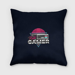 Подушка квадратная Retro Gamer, цвет: 3D-принт