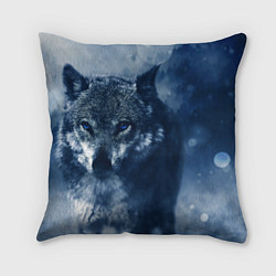 Подушка квадратная Красивый волк, цвет: 3D-принт