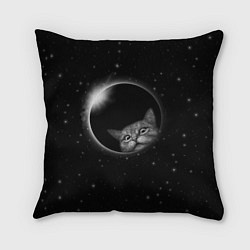 Подушка квадратная Кот в Космосе, цвет: 3D-принт