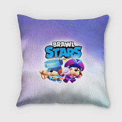 Подушка квадратная Генерал Гавс - Brawl Stars, цвет: 3D-принт