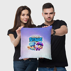 Подушка квадратная Генерал Гавс - Brawl Stars, цвет: 3D-принт — фото 2