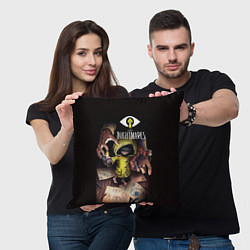 Подушка квадратная Шестая Little Nightmares, цвет: 3D-принт — фото 2