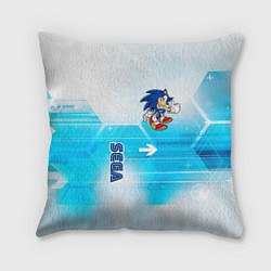 Подушка квадратная SONIC S, цвет: 3D-принт