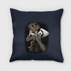 Подушка квадратная Little Nightmares 2 MONO, цвет: 3D-принт