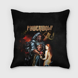 Подушка квадратная Powerwolf, цвет: 3D-принт