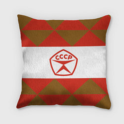 Подушка квадратная Советское печенье, цвет: 3D-принт
