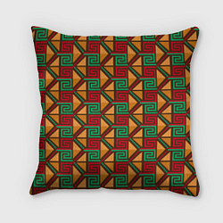 Подушка квадратная Узор коренных индейцев америки, цвет: 3D-принт